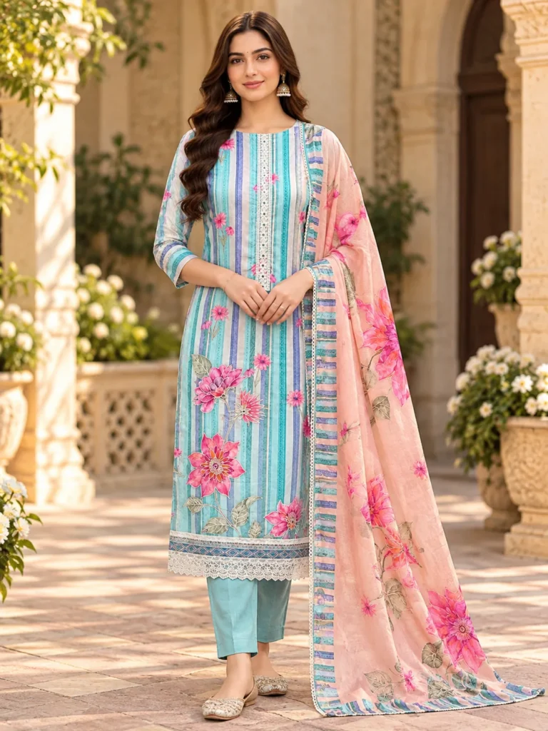 Cotton Suit - Design 12